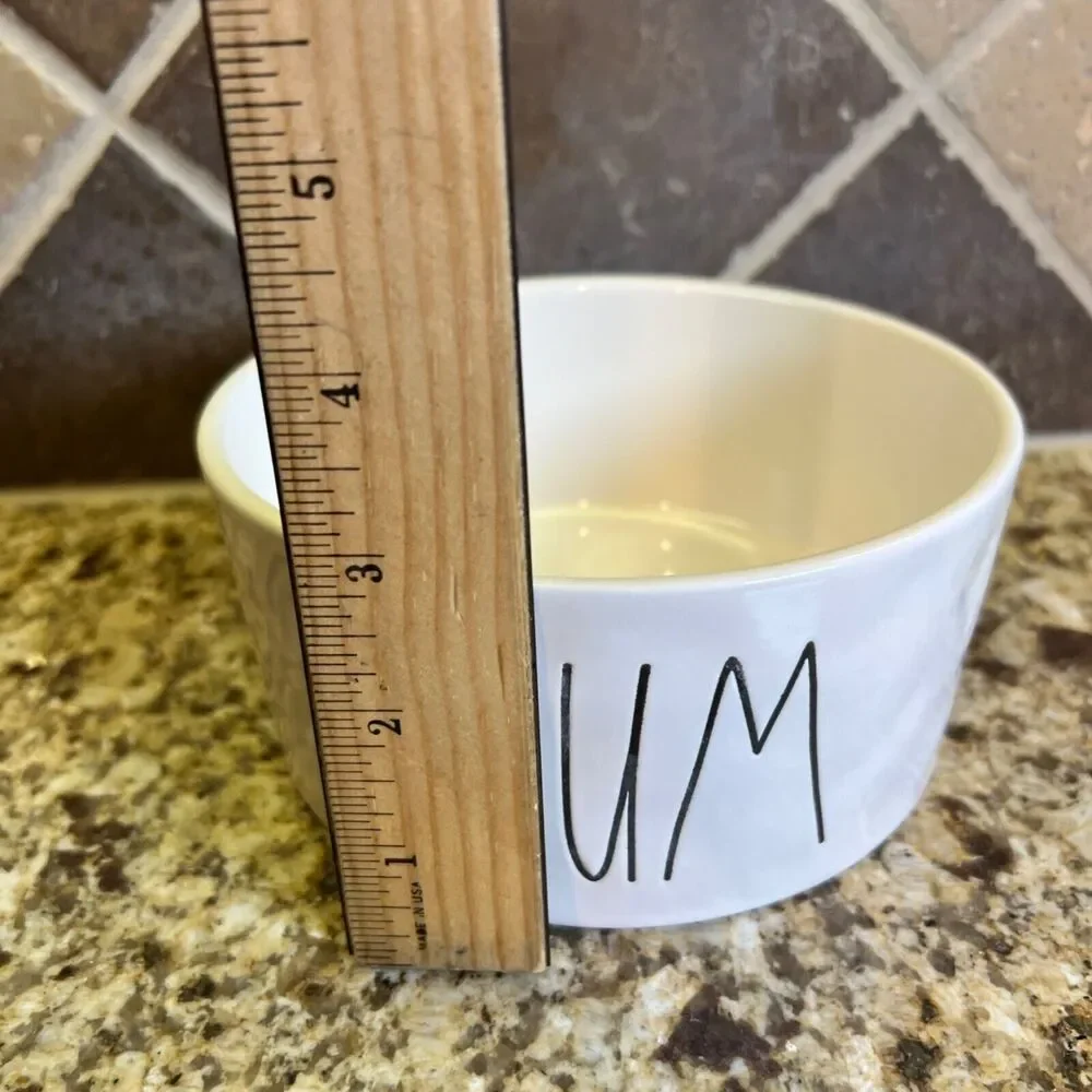 Rae Dunn Ceramic YUM Bowl Dog Bowl Artisan Collection Farm House Decoration